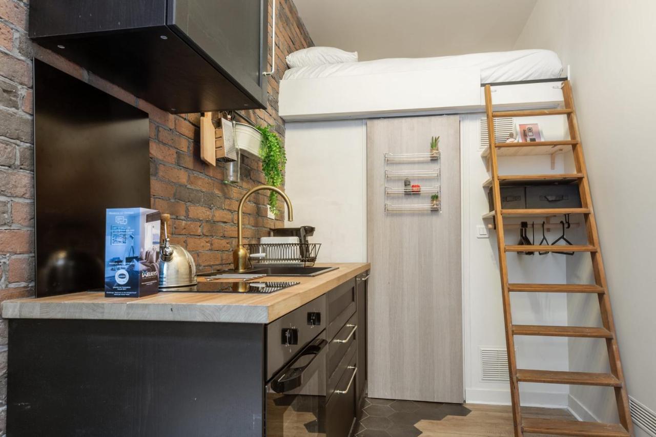 Charming Industrial-Style Studio Just Nearby Montmartre In Paris - Welkeys Apartment Bagian luar foto
